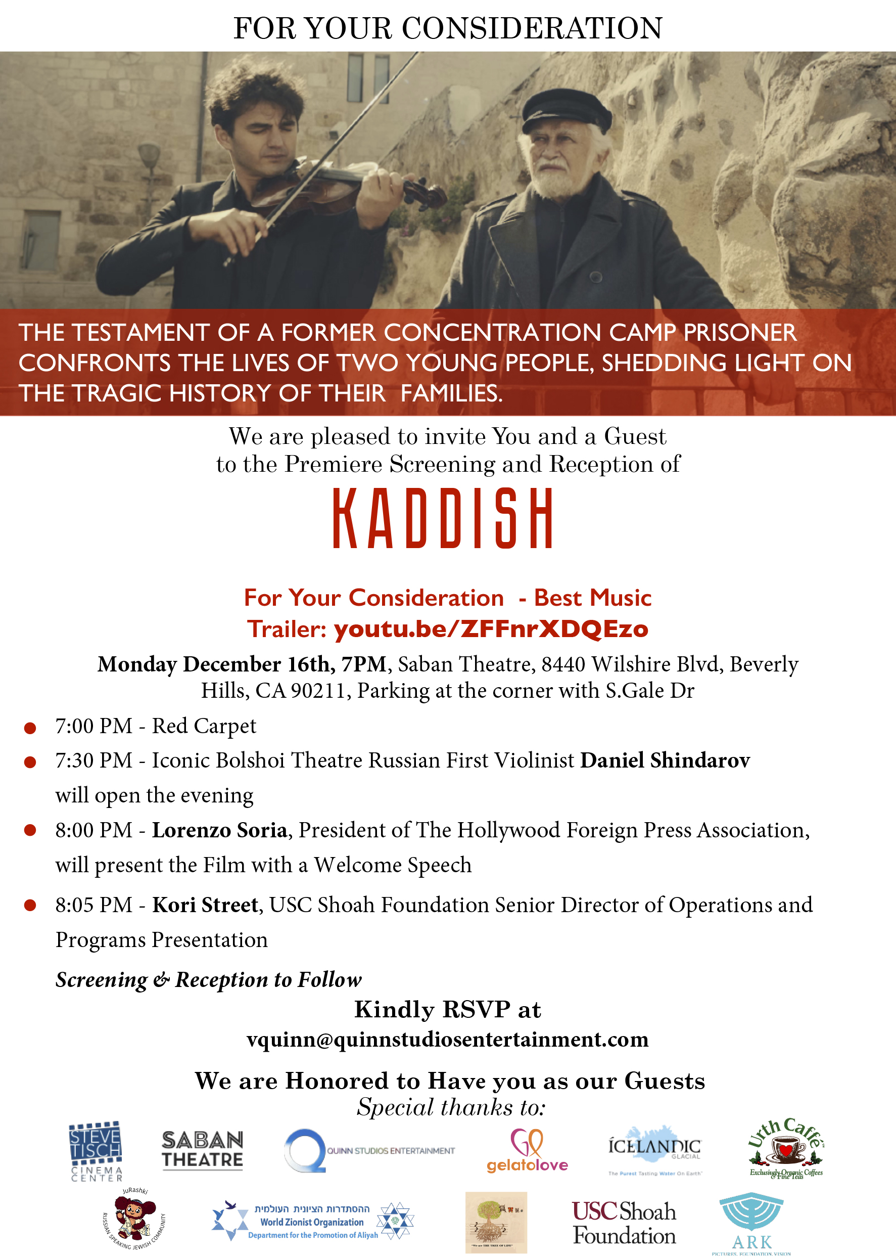 Events Quinn Studios Entertainment